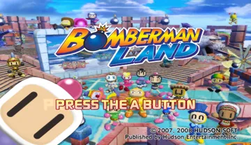 Bomberman Land screen shot title